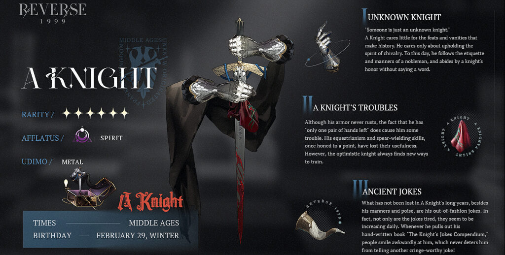 Reverse 1999 A Knight