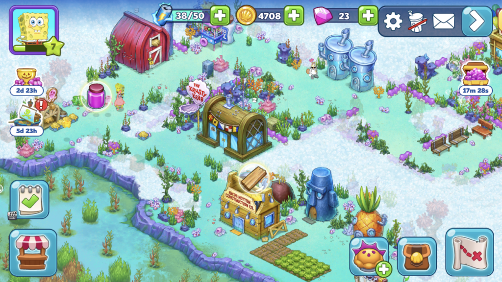 Screenshot from SpongeBob Adventures: In A Jam