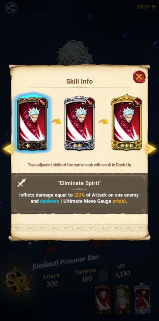 Skill reset