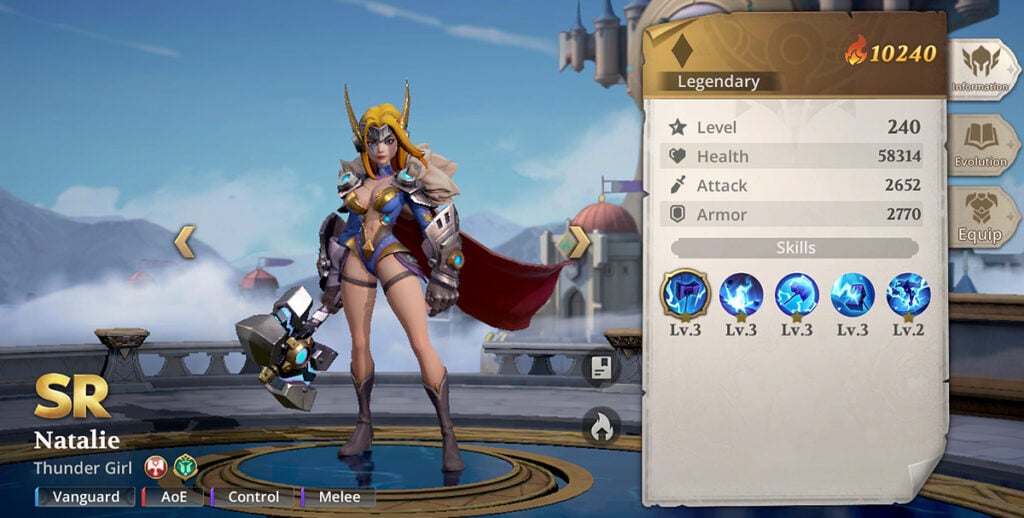Inariel Legend Natalie