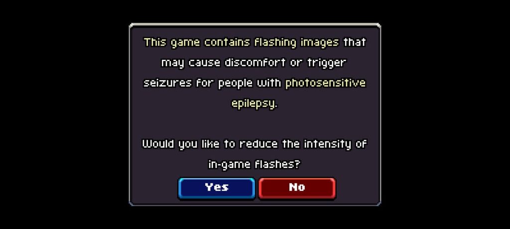 Coromon graphics intensity prompt