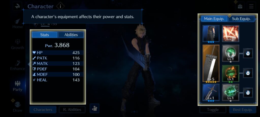 Final Fantasy VII Ever Crisis RNG