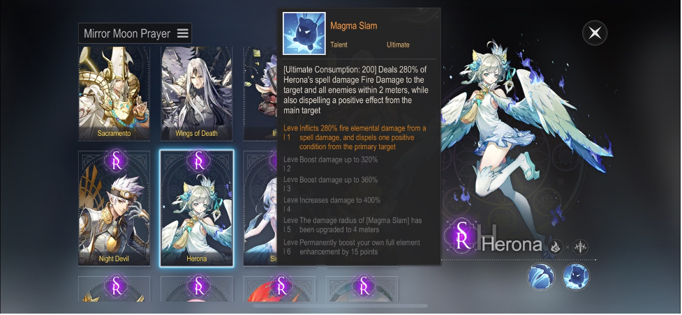 herona ultimate talent