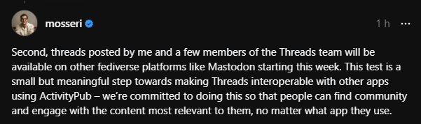 Threads enters the EU amid news of ActivityPub testing 6
