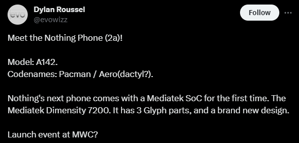 Nothing To See as Phone 2a Could Launch During MWC 2024 5