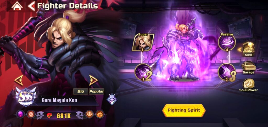 Gore Magala Ken in Street Fighter: Duel.
