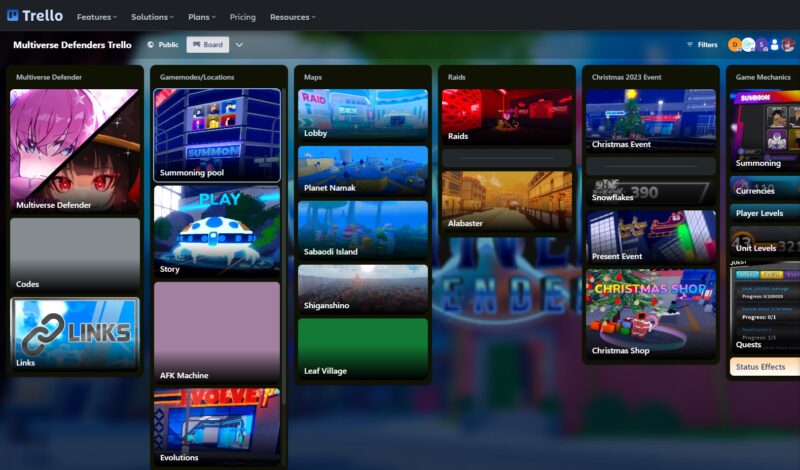 Multiverse Defenders Wiki & Trello Link 3
