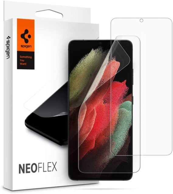 The packaging for the Spigen NeoFlex screen protector.