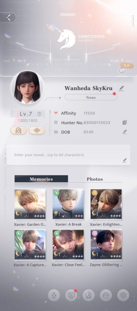 Level and change appearance