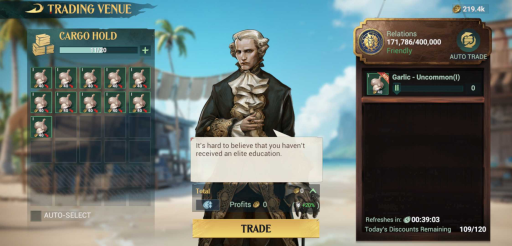Buying Garlic - Sea of Conquest