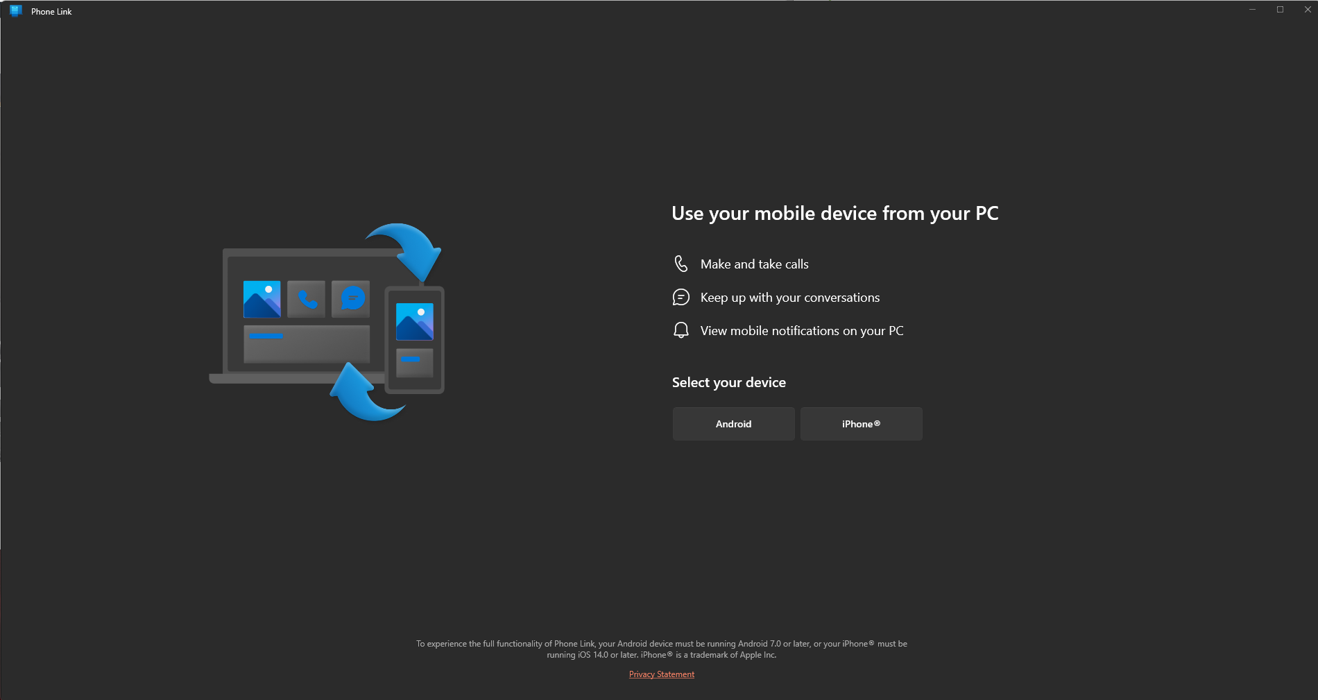 How To Set Up Link To Windows On Your PC And Phone 11