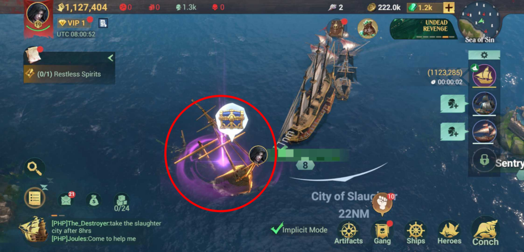 Locating a Hidden Treasure - Sea of Conquest