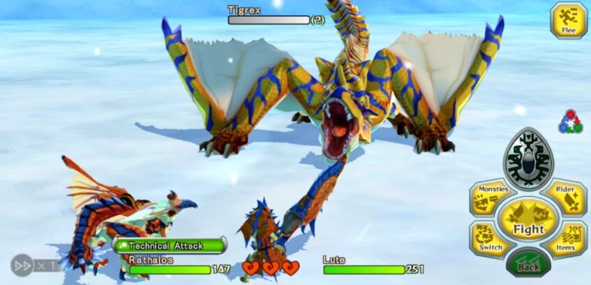 Monster hunter stories gameplay