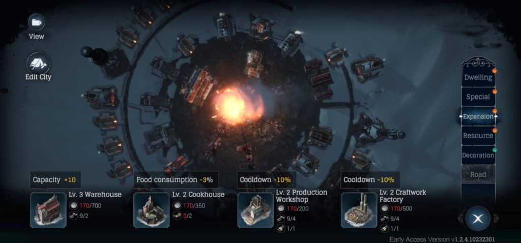 Expansion buildings