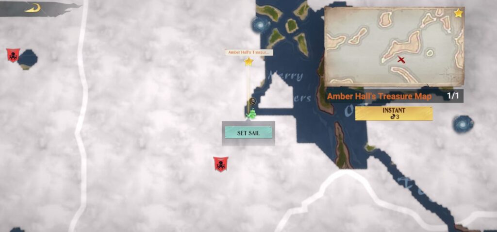 Amber Hall's Treasure Map
