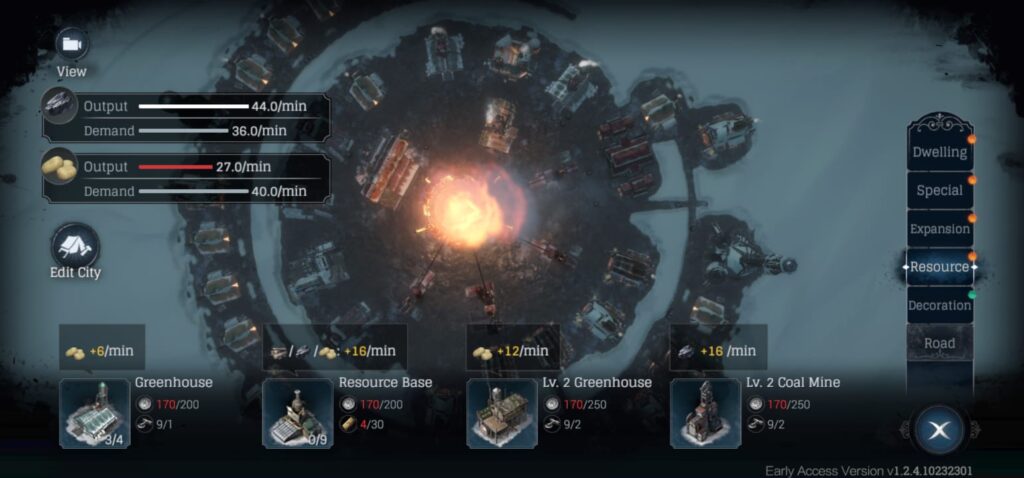 Resources buildings