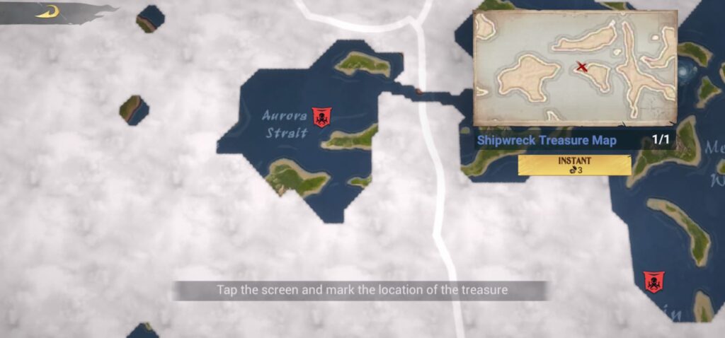 shipwreck treasure map