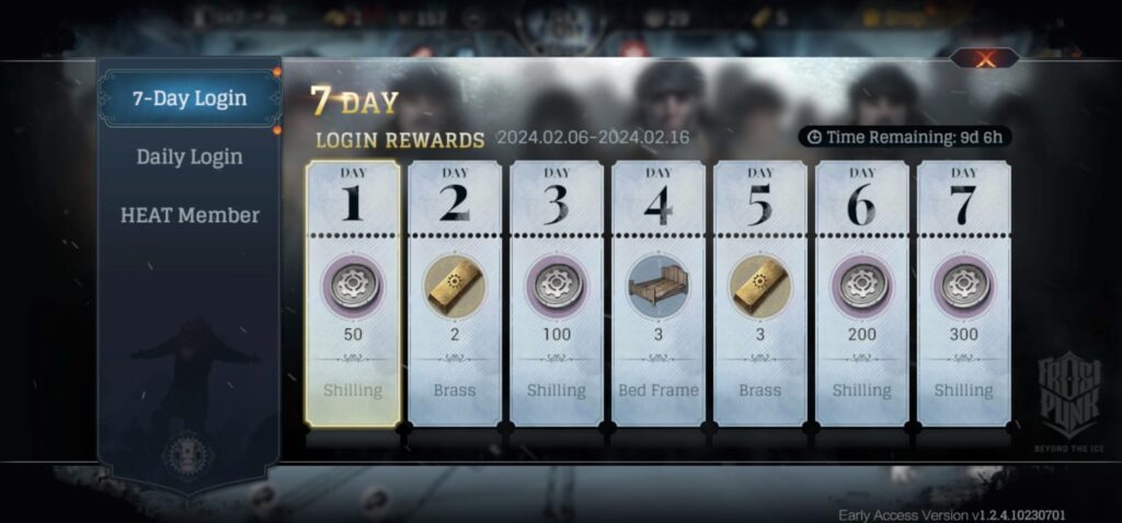 Claiming Daily Rewards