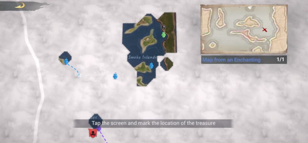 map from an enchanting siren