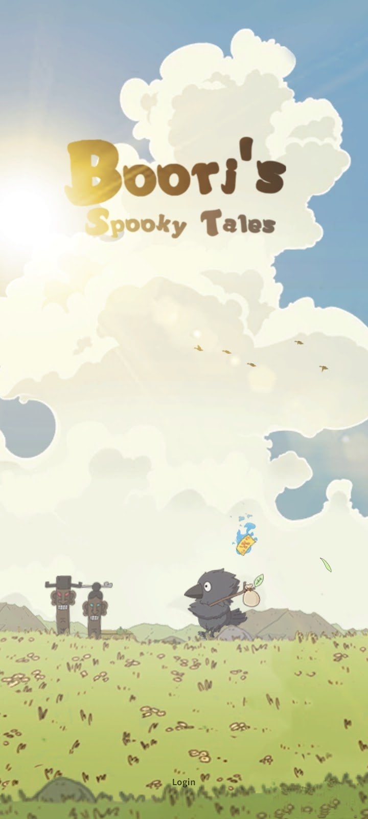 Boori's Spooky Tales - title screen