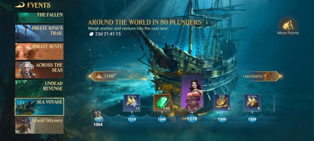 Sea Voyage Event - Sea of Conquest