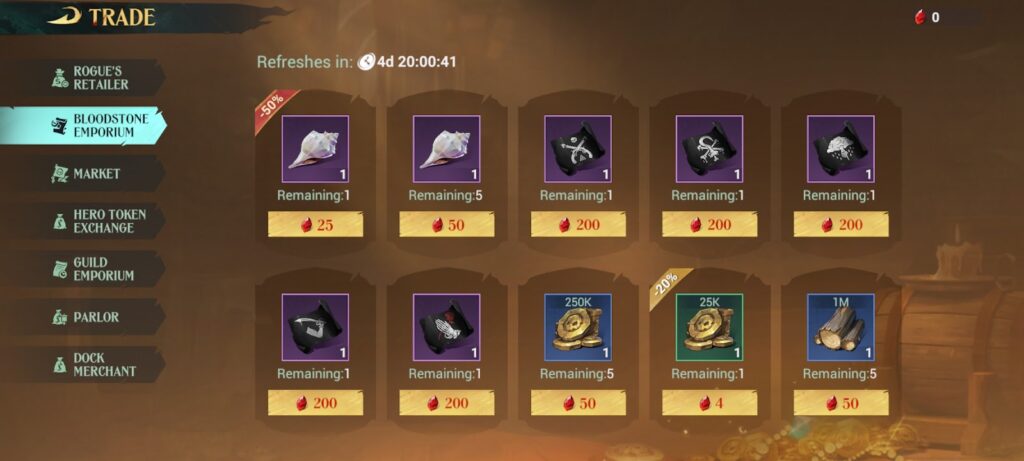 Market stall - Sea of Conquest