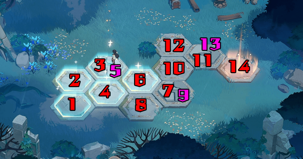 AFK Journey - All Treasure Location - Dark Forest 5 Puzzle