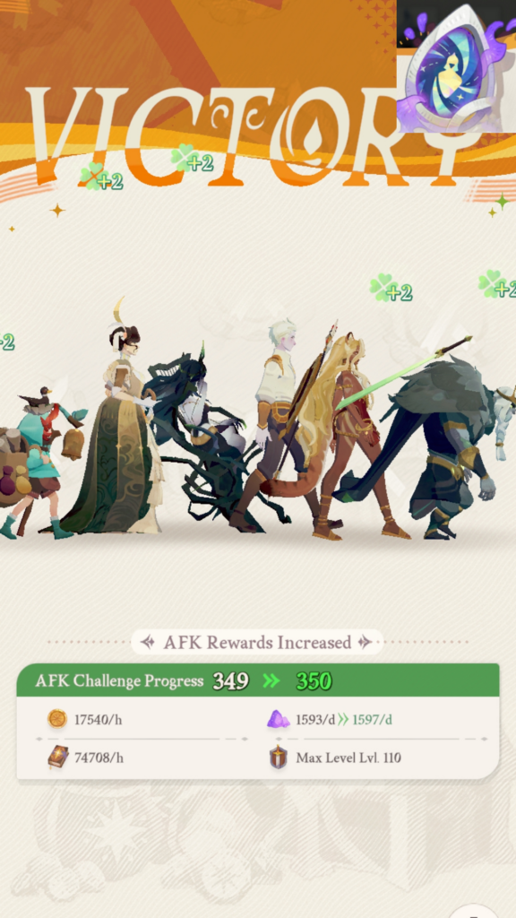 AFK Stage 350 cleared - AFK Journey (AFK 2)