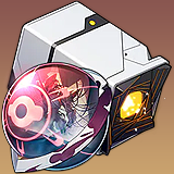 Firmament Frontline: Glamoth planar ornaments set's icon from Honkai: Star Rail.