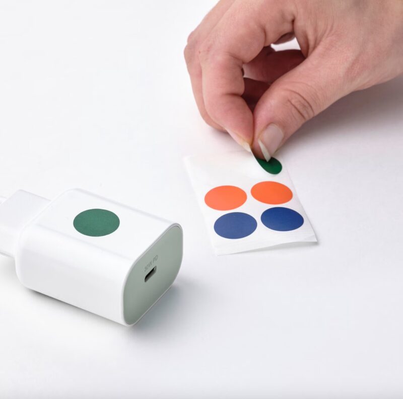 IKEA SJÖSS charger stickers