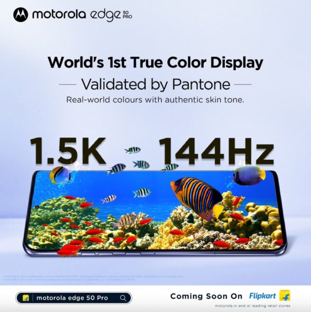 Motorola Edge 50 Pro display specs teaser poster