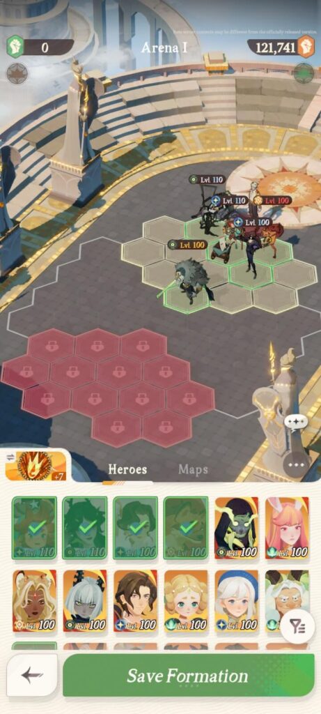 Offense-focused team comp for Arena - AFK Journey (AFK 2)