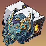 Prisoner in Deep Confinement cavern relics set's icon from Honkai: Star Rail.