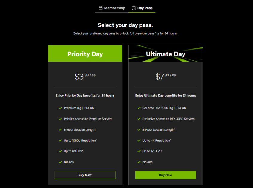 Get A Day Of RTX4080 Cloud Gaming On GeForce Now For just $4 7