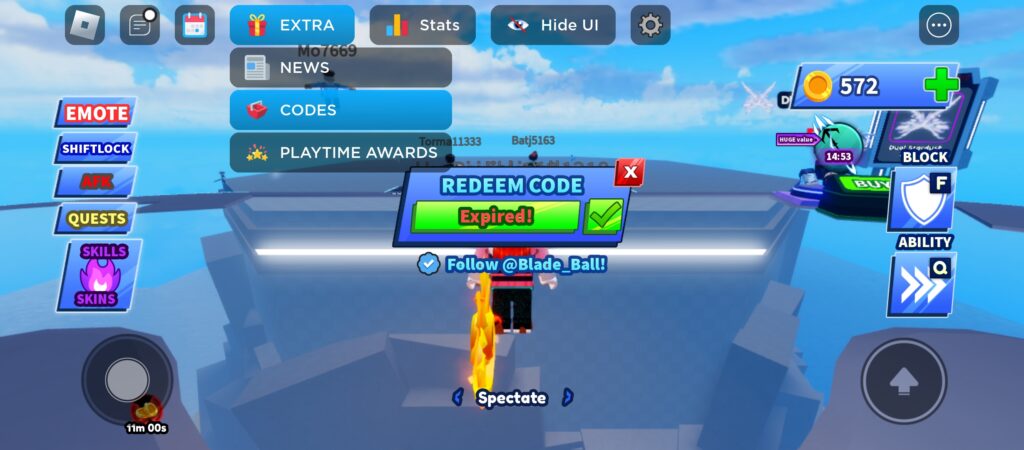 Expired codes