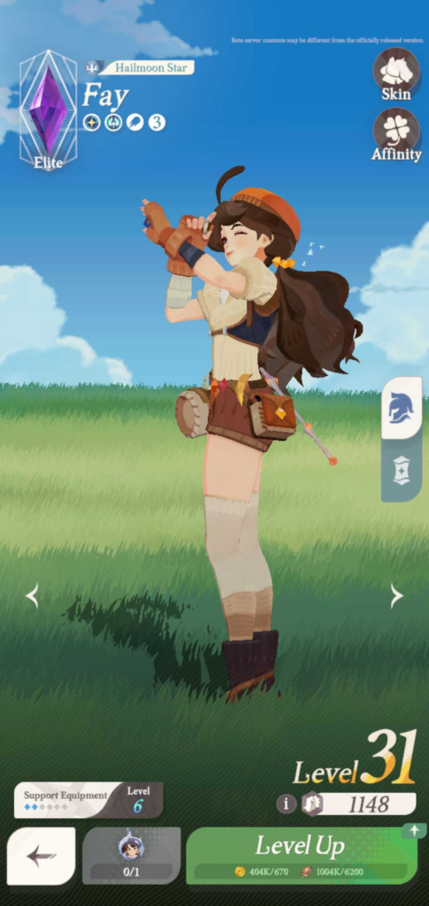 screenshot of one of the Heroes from AFK Journey
