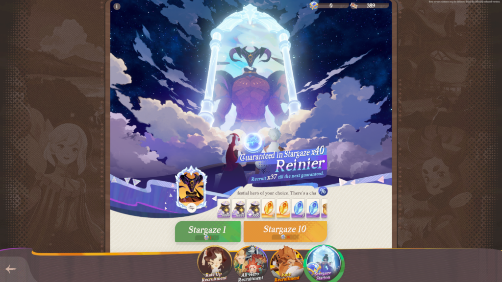 Stargaze Station Reinier - AFK Journey (AFK 2)