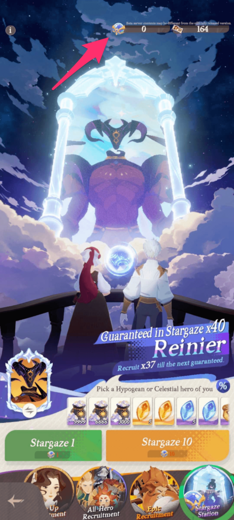 Stargaze Station of AFK Journey
