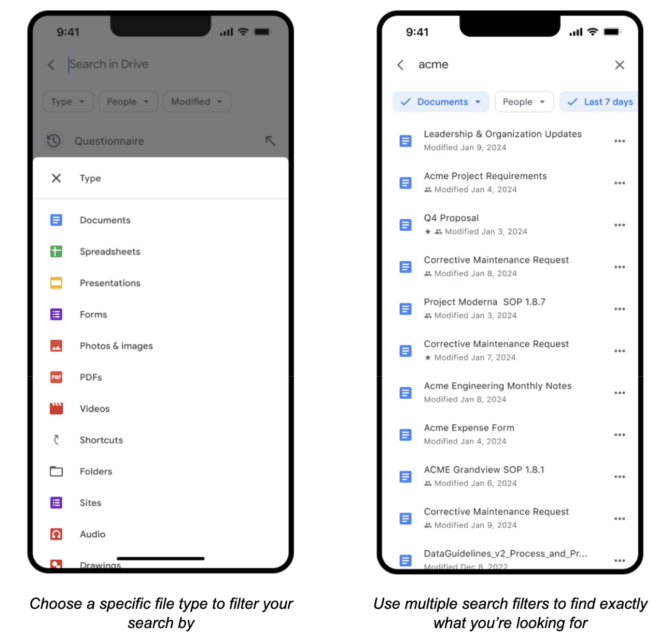 Google Drive Will Soon Be Easier To Search On Mobile 5