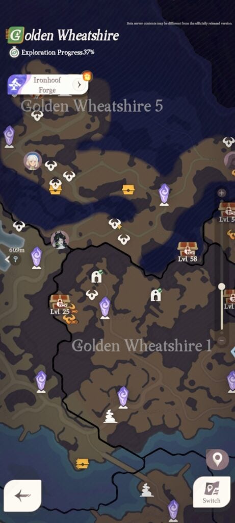 World map - AFK Journey