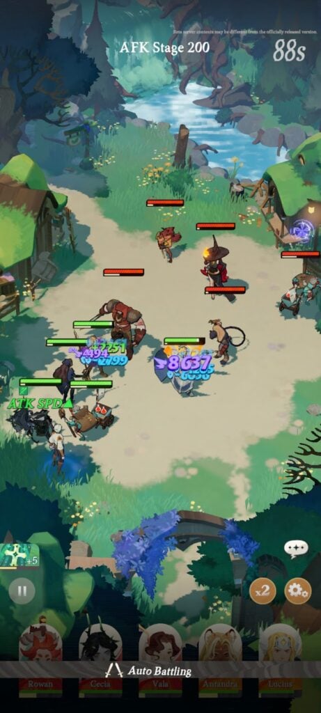 Auto Battling AFK Stages - AFK Journey