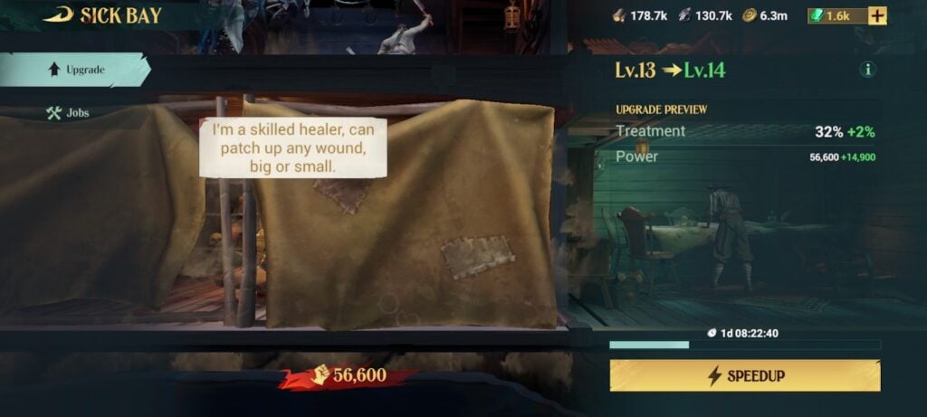 Sickbay cabin upgrade - Sea of Conquest