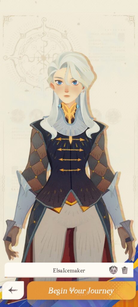 Character Creation page - AFK Journey