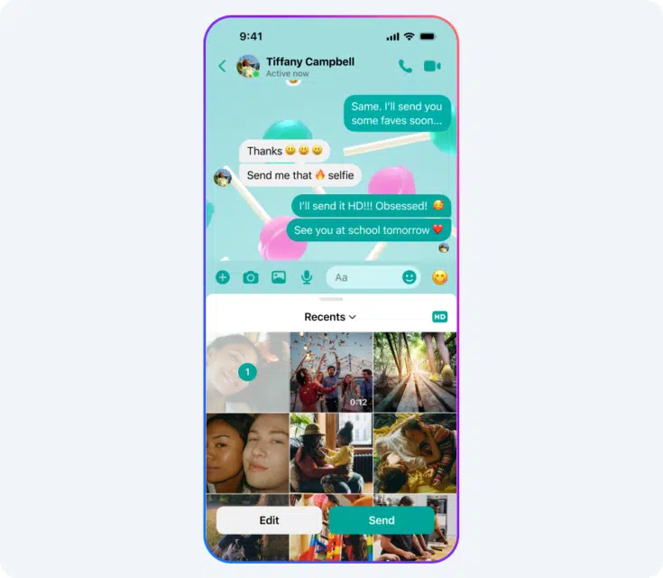 Messenger Gets Better: HD Photos, Shared Albums, 100MB Files 2