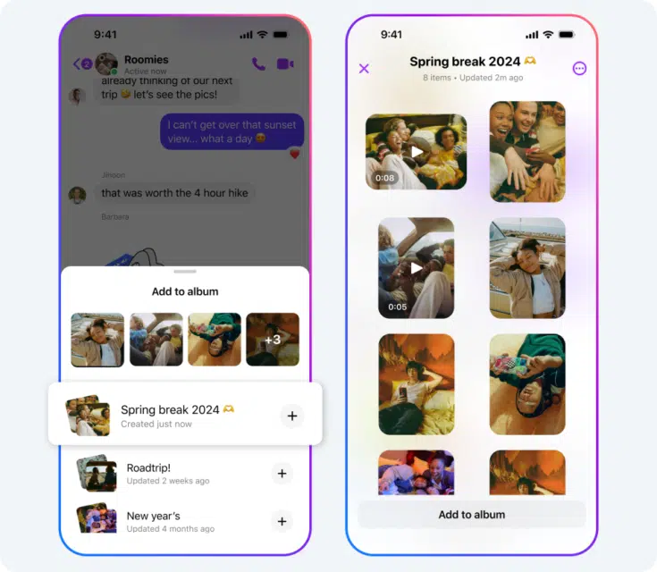 Messenger Gets Better: HD Photos, Shared Albums, 100MB Files 4