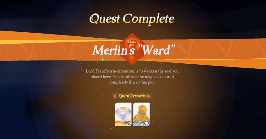 AFK Journey - Merlin's Ward - Story Quest