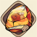 amber snail icon
