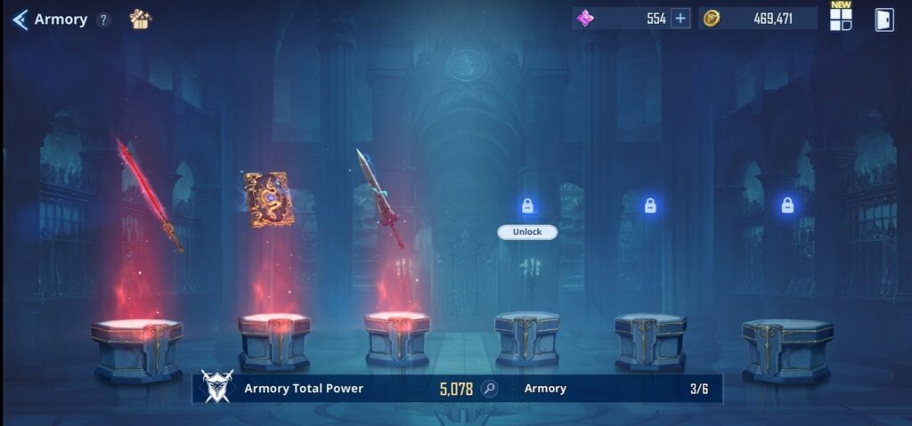 Armory page (get stronger fast) - Solo Leveling Arise