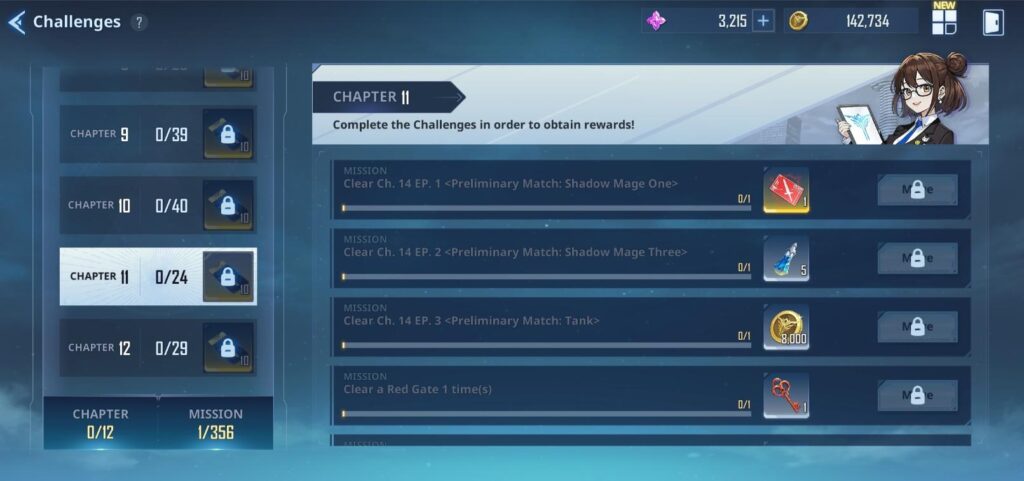 Chapter 11 Challenges - Solo Leveling Arise