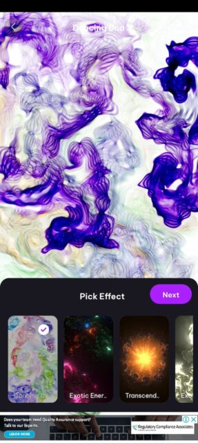 Designing fluid wallpaper on new 4D wallpaper simulator app